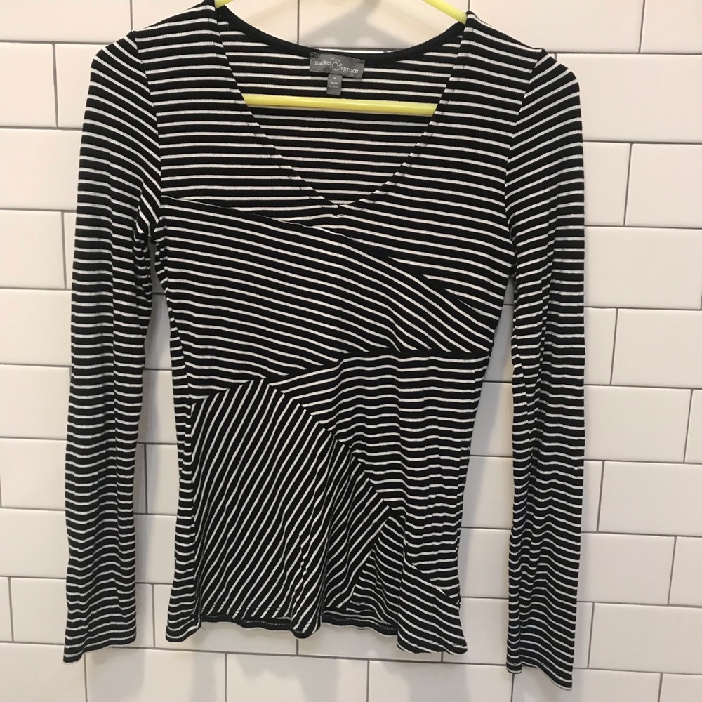 Stitch Fix Market & Spruce shirt S striped